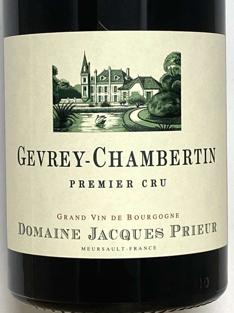 2020年 ジャック プリウール ジュヴレ シャンベルタン 1er Cru 750ml