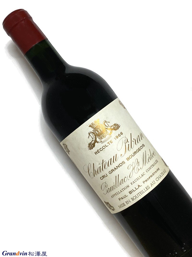 1966年 シャトー ピブラン 750ml フランス ボルドー 赤ワイン