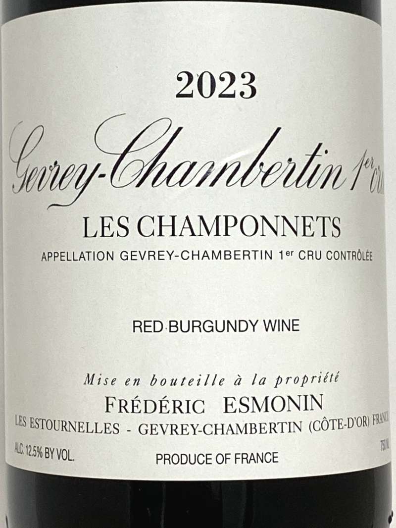 2023年 フレデリック エスモナン ジュヴレ シャンベルタン レ シャンポネ 750ml フランス ブルゴーニュ 赤ワイン
