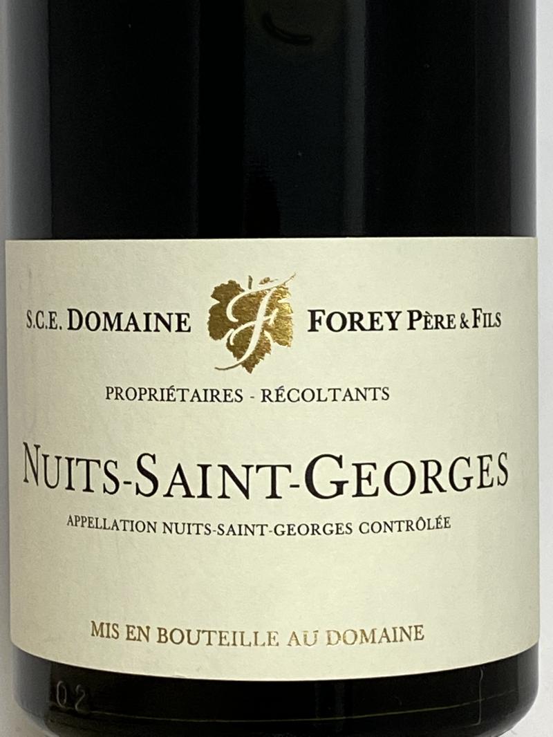 2020年 フォレ ペール エ フィス ニュイサンジョルジュ 750ml フランス ブルゴーニュ 赤ワイン