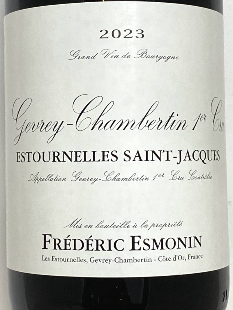 2023年 フレデリック エスモナン ジュヴレ シャンベルタン エストゥールネル サンジャック 750ml フランス 赤ワイン