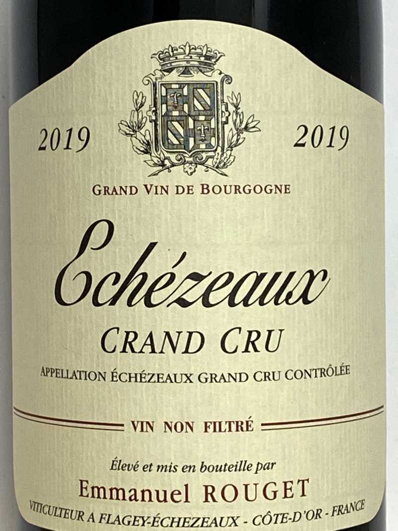 2019年 エマニュエル ルジェ エシェゾー 750ml フランス ブルゴーニュ