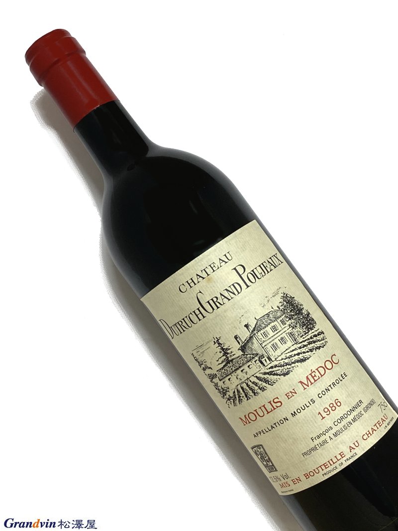 1986年 シャトー デュトリュック グラン プジョー 750ml フランス ボルドー 赤ワイン