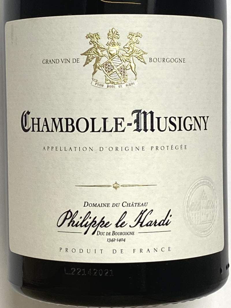 2020年 フィリップ ル アルディ シャンボール ミュジニー 750ml フランス ブルゴーニュ 赤ワイン