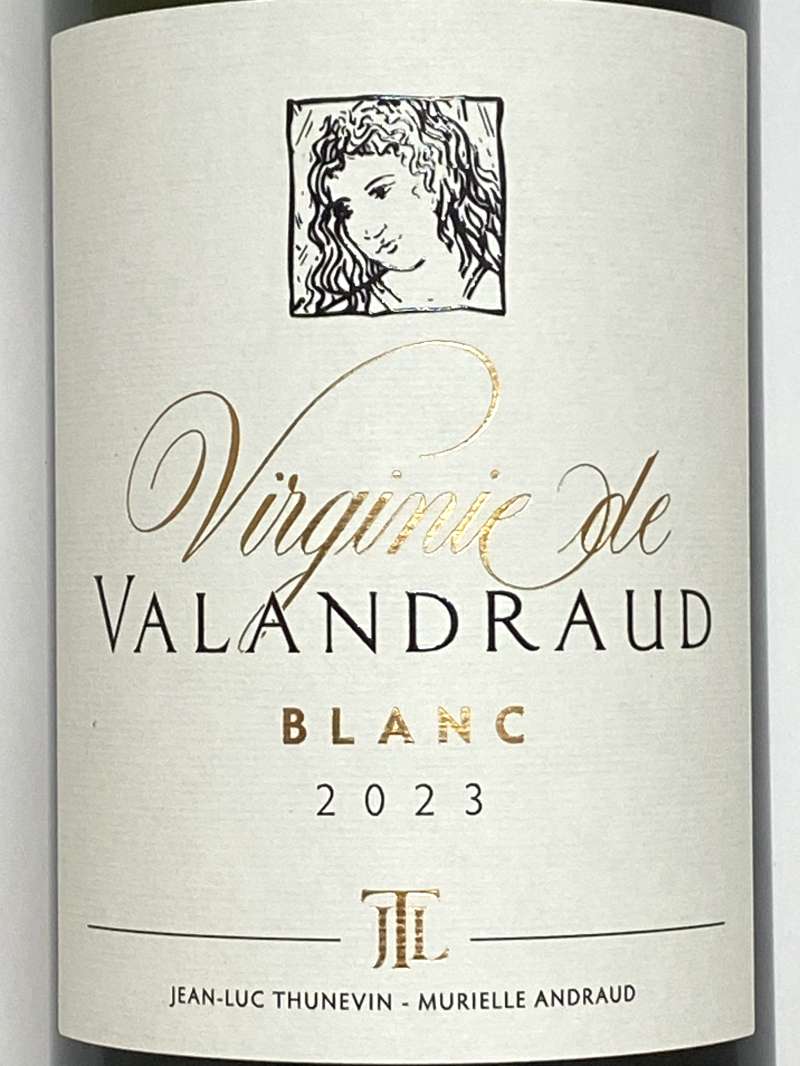 2023年 ヴィルジニー ド ヴァランドロー ブラン 750ml フランス