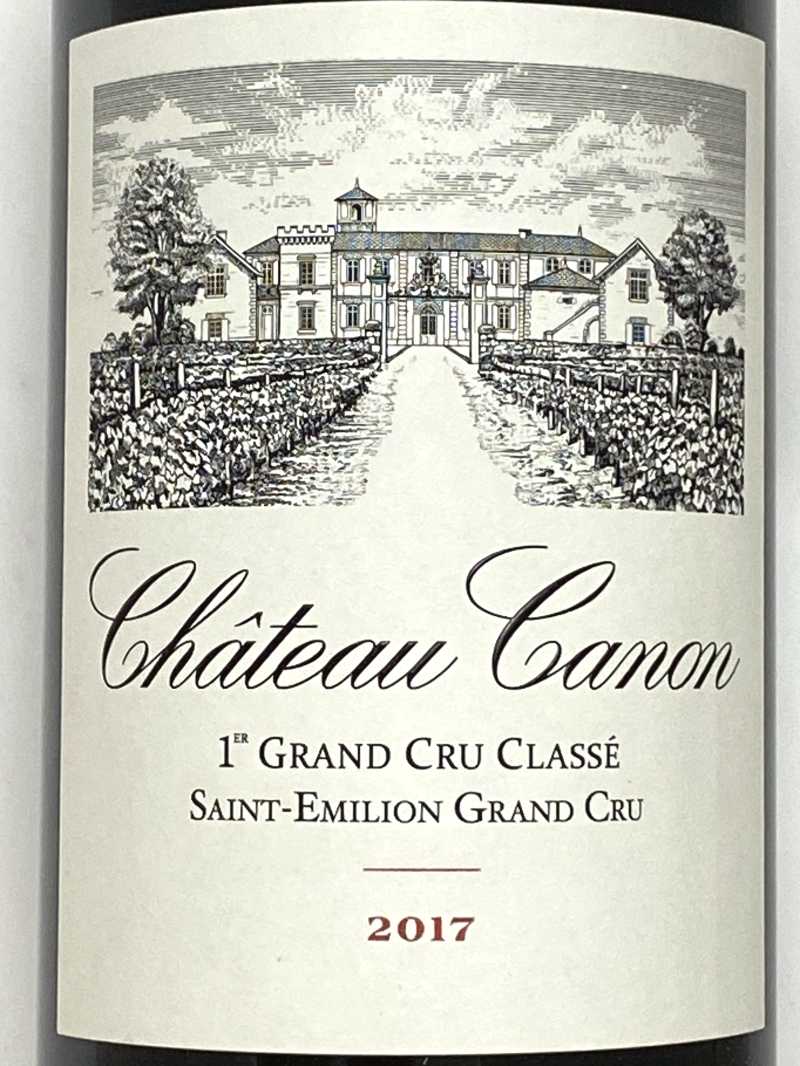 2017年 シャトー カノン 750ml フランス ボルドー 赤ワイン
