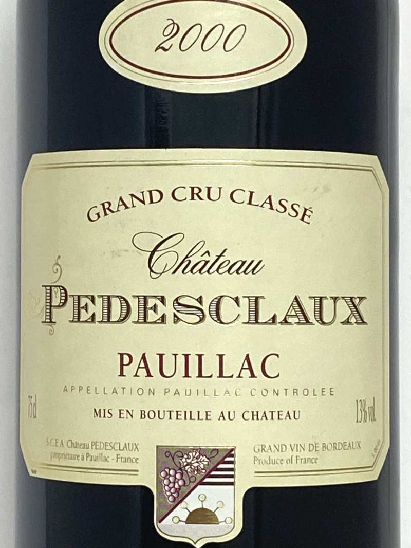 2000年 シャトー ペデスクロー 750ml フランス ボルドー 赤ワイン