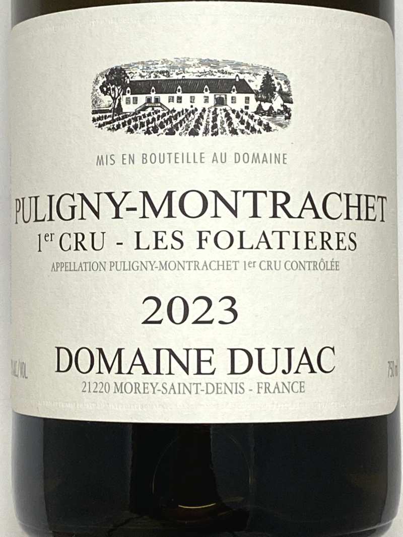 2023年 デュジャック ピュリニー モンラッシェ レ フォラティエール 750ml フランス 白ワイン