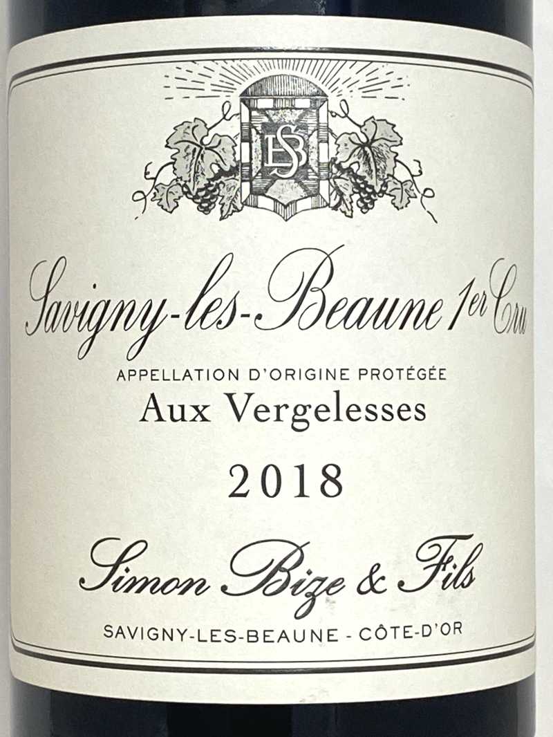 2018年 シモン ビーズ サヴィニー レ ボーヌ オー ヴェルジュレス 750ml フランス 赤ワイン