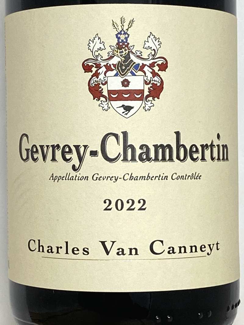 2022年 シャルル ヴァン カネイ ジュヴレ シャンベルタン 750ml フランス ブルゴーニュ 赤ワイン