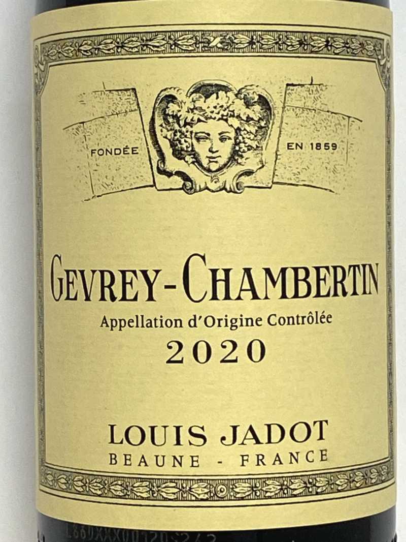 2020年 メゾン ルイ ジャド ジュヴレ シャンベルタン 375ml フランス ブルゴーニュ 赤ワイン