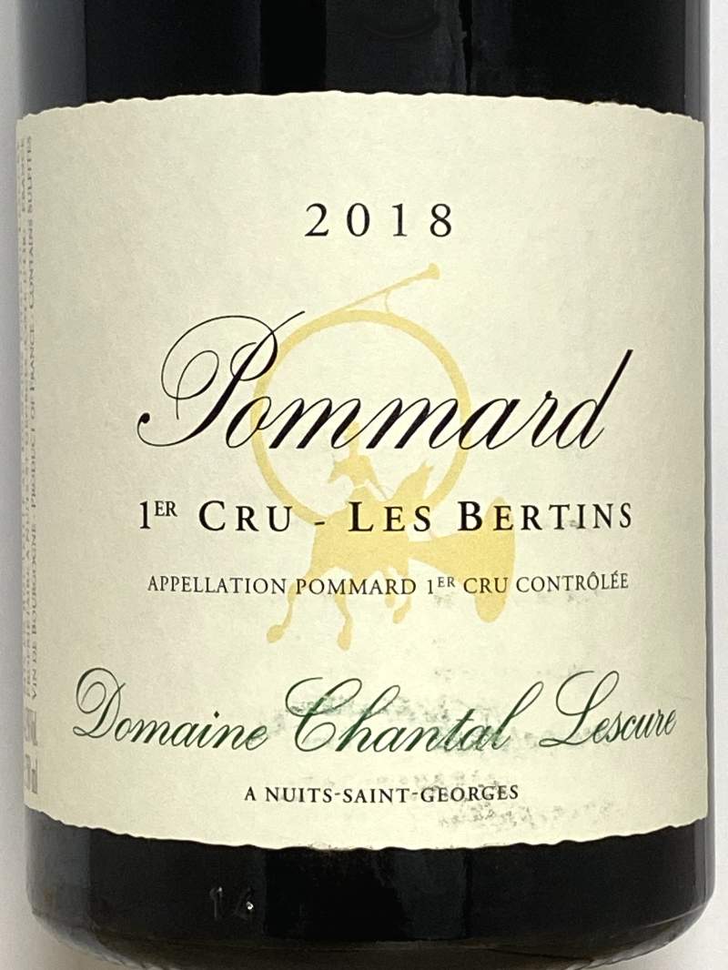 2018年 シャンタル レスキュール ポマール レ べルタン 750ml フランス ブルゴーニュ 赤ワイン