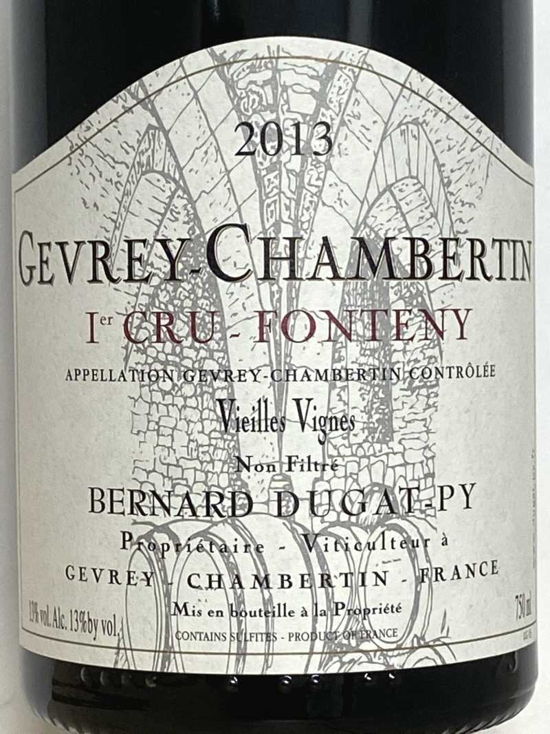 2013年 デュガ ピィ ジュヴレ シャンベルタン フォントニー V.V. 750ml