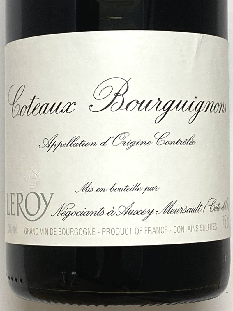 2022年 メゾン ルロワ コトー ブルギニヨン ルージュ 750ml フランス ブルゴーニュ 赤ワイン