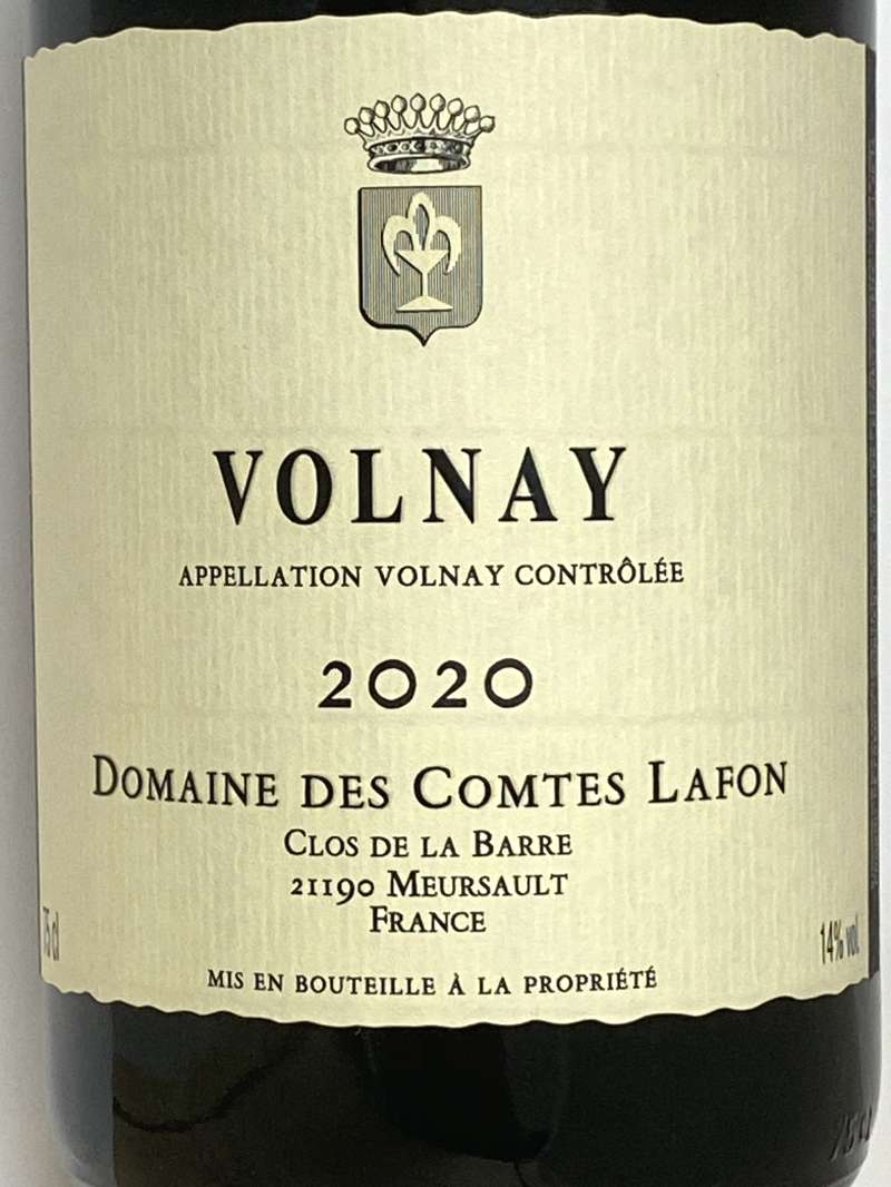 2020 Comtes Lafon Volnay コント・ラフォン 2020年 コント ラフォン ヴォルネイ 750ml フランス