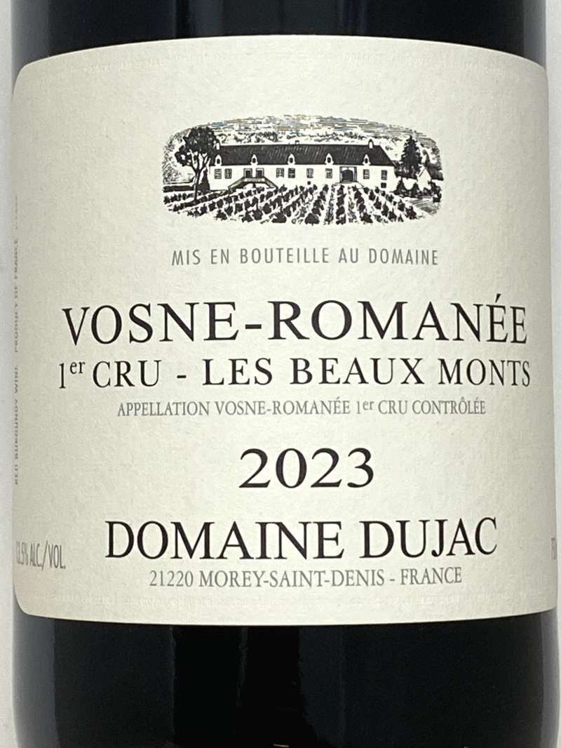 2023年 デュジャック ヴォーヌ ロマネ レ ボーモン 750ml フランス ブルゴーニュ 赤ワイン