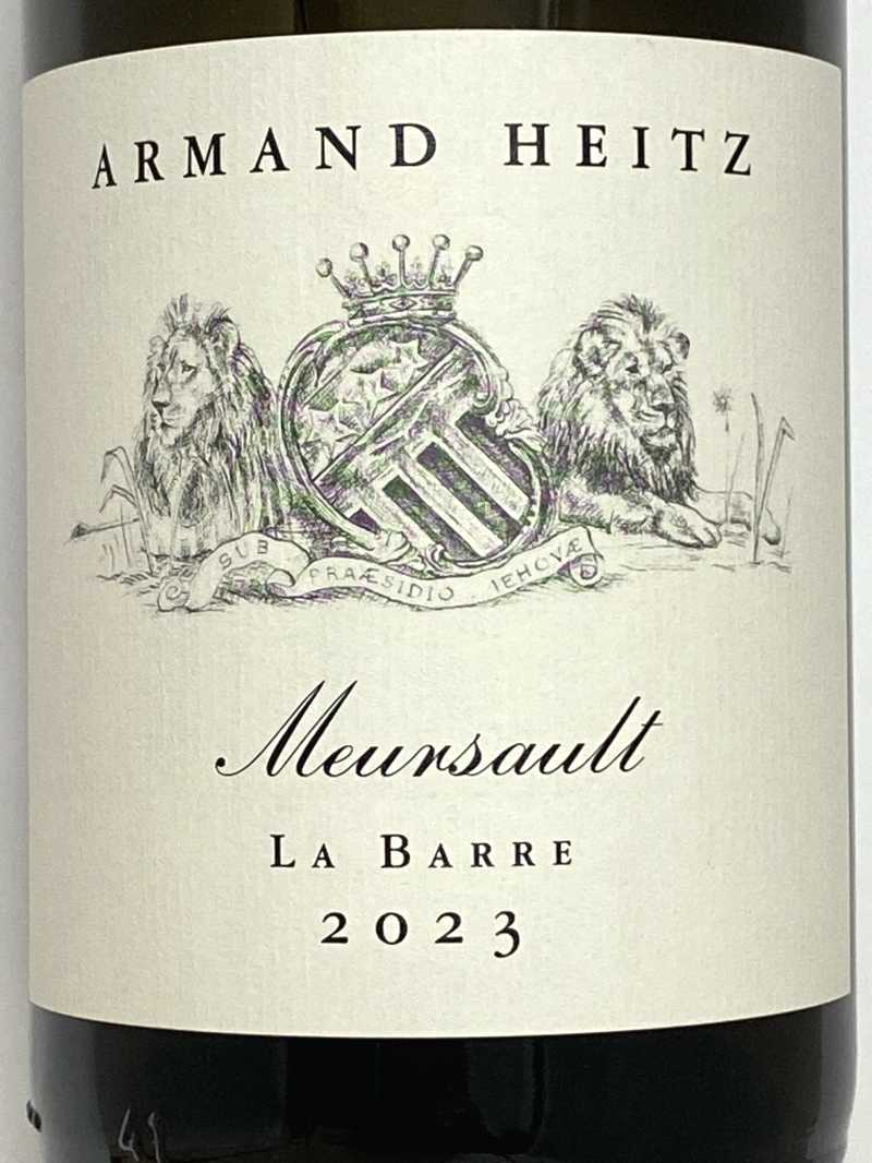 2023年 アルマン ハイツ ムルソー ラ バール 750ml フランス