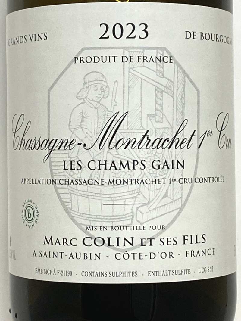 2023年 マルク コラン シャサーニュ モンラッシェ レ シャンガン 750ml フランス ブルゴーニュ 白ワイン