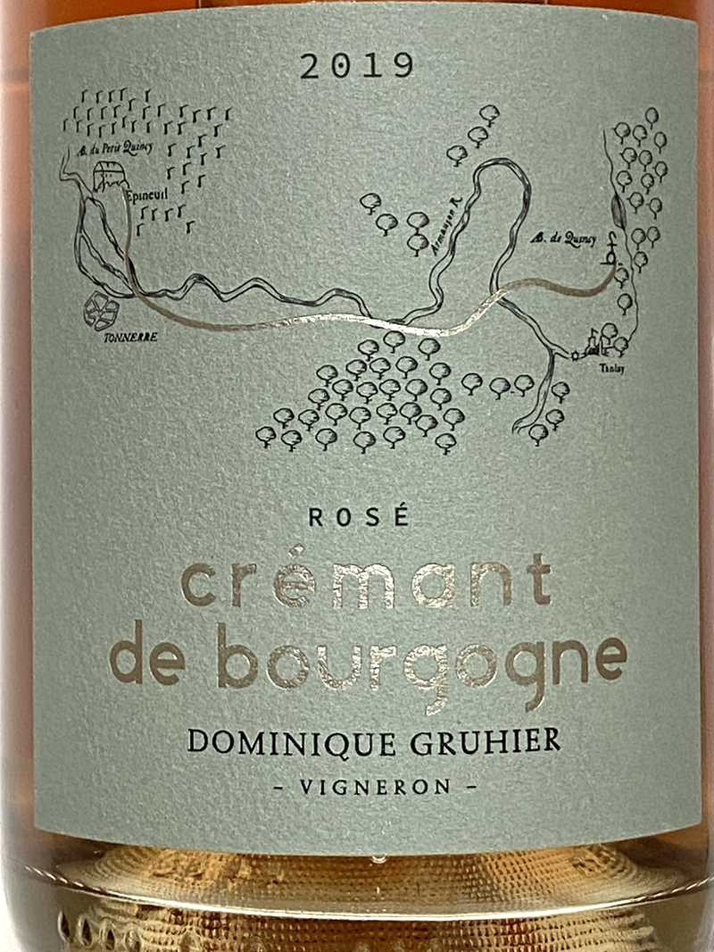 2019年 ドミニク グリュイエ クレマン ド ブルゴーニュ エクストラ ブリュット ロゼ 750ml フランス スパークリングワイン