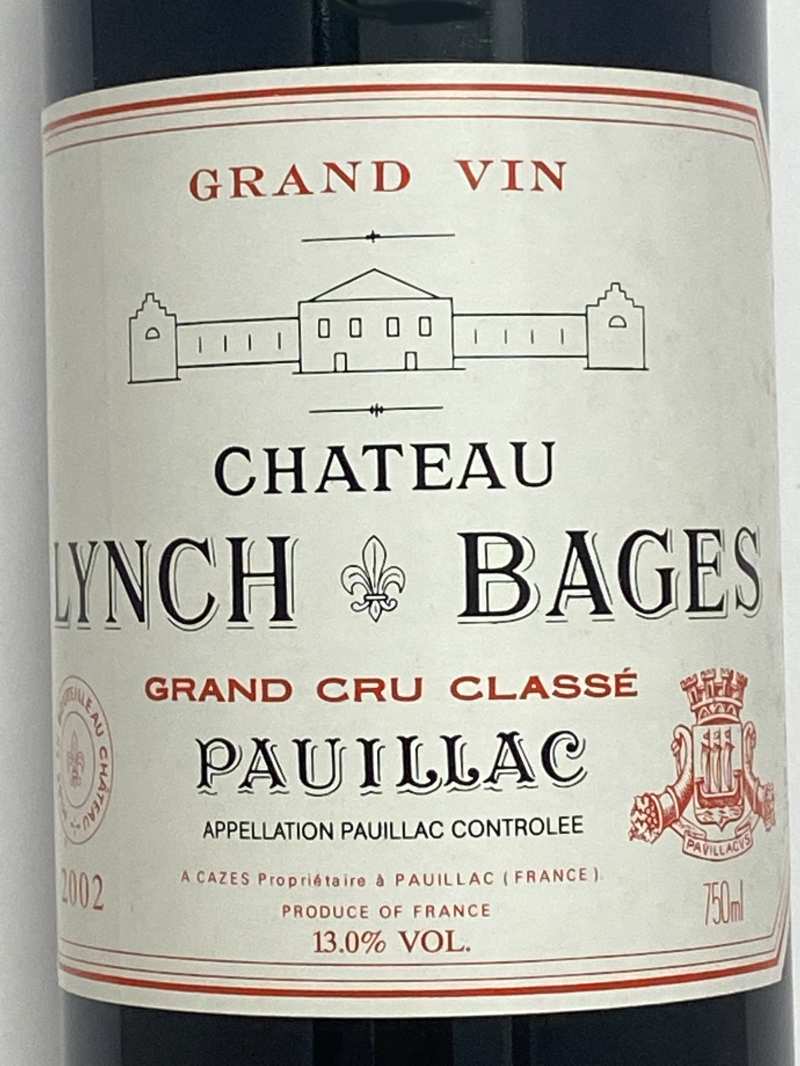 2002年 シャトー ランシュ バージュ 750ml フランス ボルドー 2002年 シャトー ランシュ バージュ 750ml フランス ボルドー