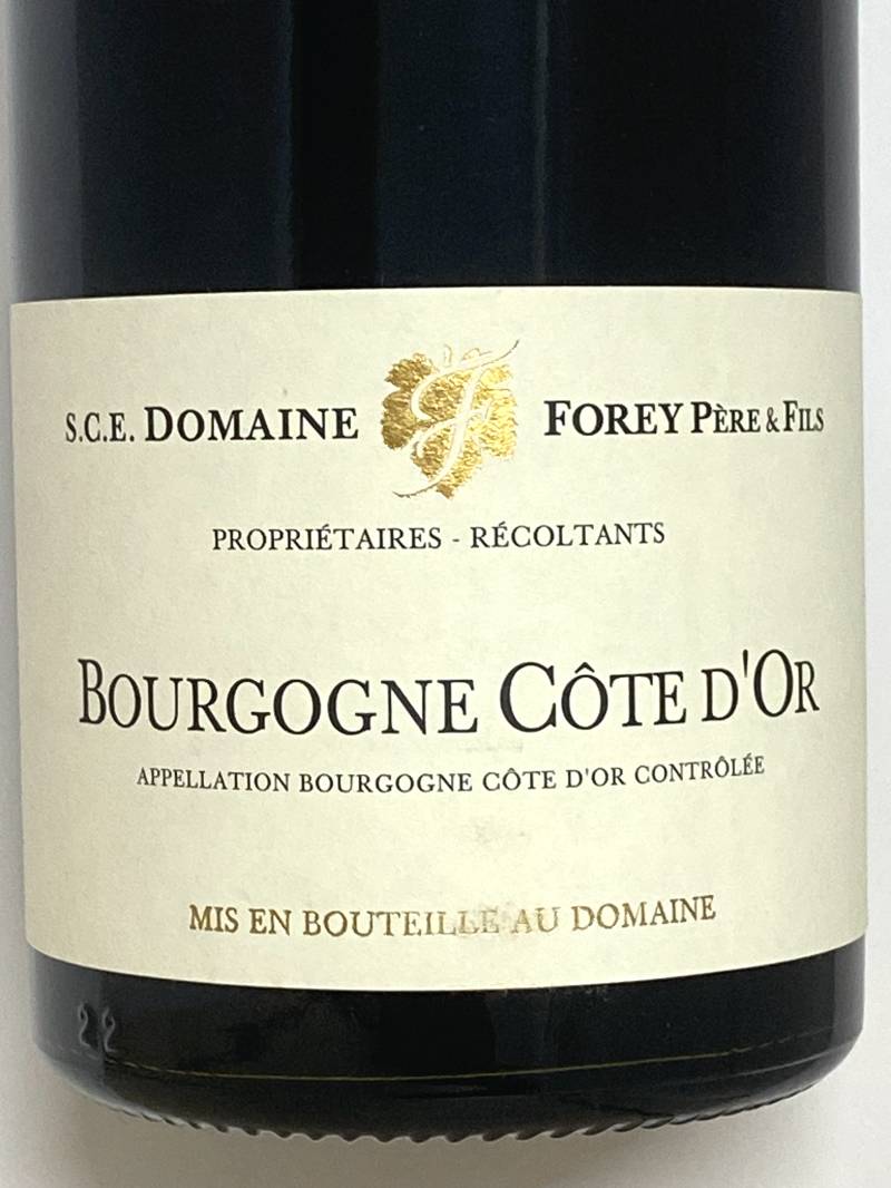 2022年 フォレ ペール エ フィス ブルゴーニュ コート ドール ルージュ 750ml フランス 赤ワイン