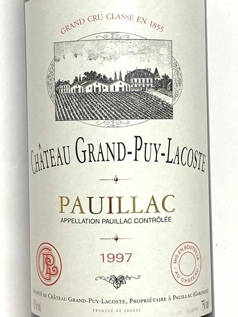 1997年 シャトー グラン ピュイ ラコスト 750ml フランス ボルドー 赤ワイン