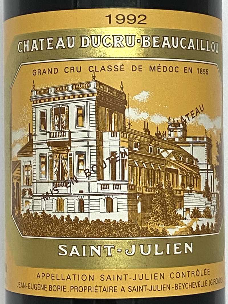 1992年 シャトー デュクリュ ボーカイユ 750ml フランス ボルドー