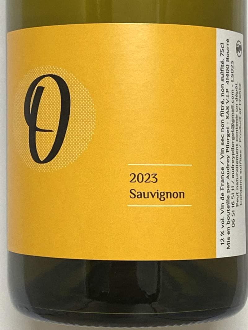2023年 オードレイ ピロルジェ O ソーヴィニヨン 750ml フランス ロワール 白ワイン