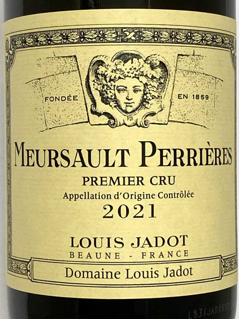 2021年 ルイ ジャド ムルソー ペリエール 750ml フランス ブルゴーニュ 白ワイン