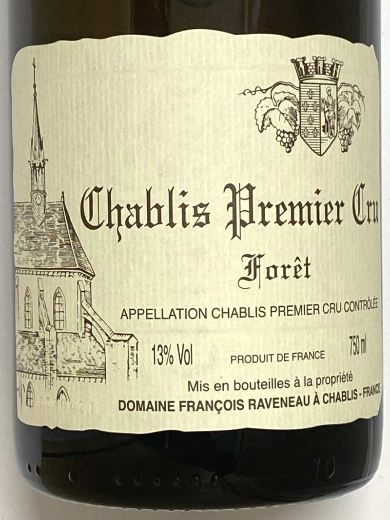 2018年 フランソワ ラヴノー シャブリ フォレ 750ml フランス  