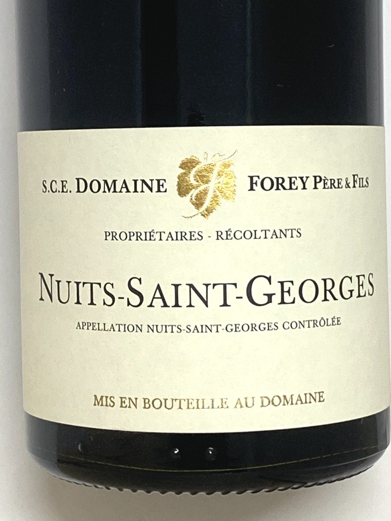2022年 フォレ ペール エ フィス ニュイサンジョルジュ 750ml フランス ブルゴーニュ 赤ワイン
