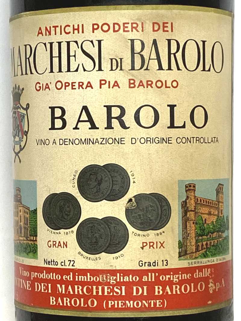 赤ワイン バローロ チェレクイオ 1991年 イタリア ピエモンテ 750ml 1964年 マルケージ ディ バローロ バローロ 720ml イタリア ピエモンテ