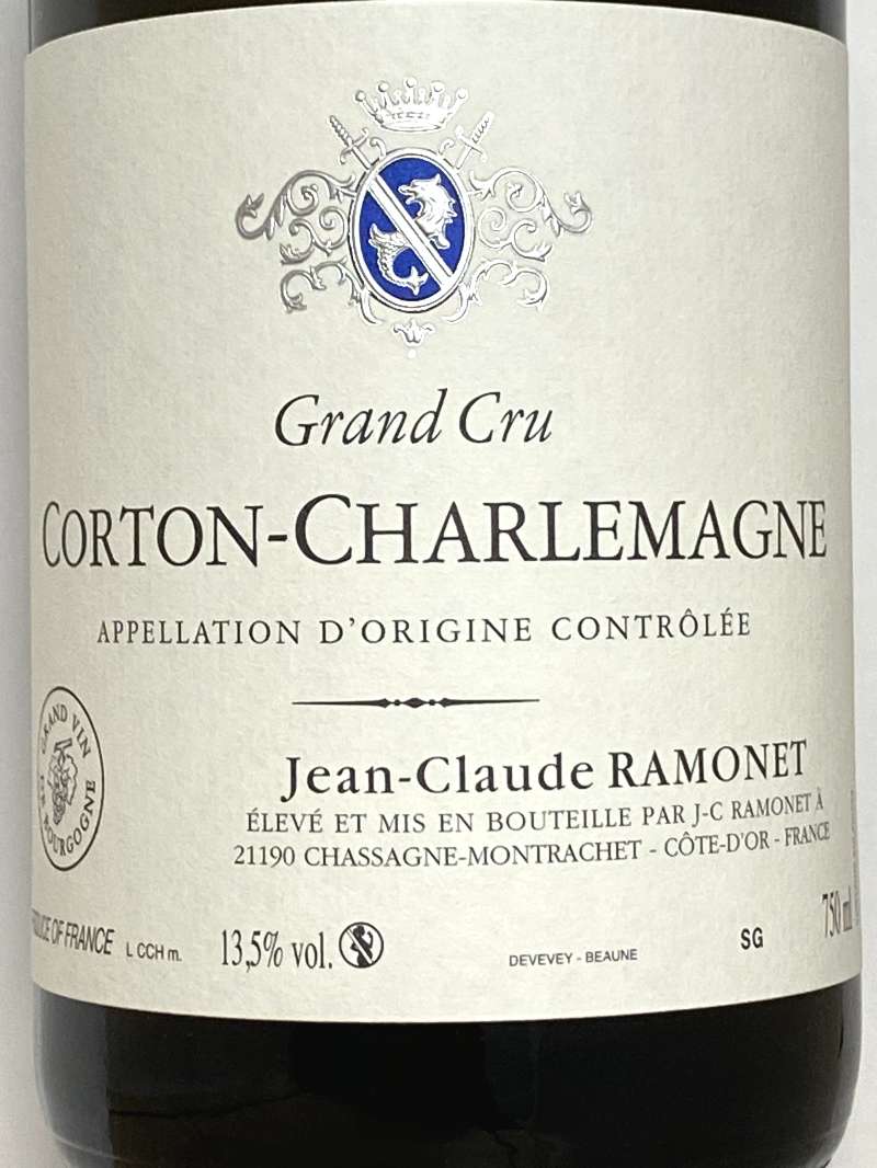 2023年 ラモネ コルトン シャルルマーニュ 750ml フランス ブルゴーニュ 白ワイン