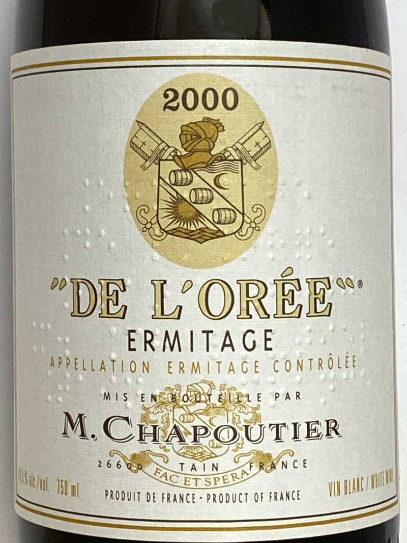 2000年 シャプティエ エルミタージュ ド ロレ 750ml フランス