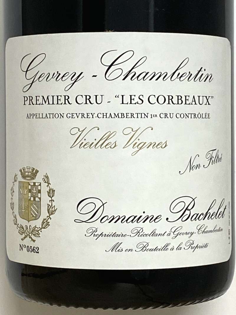 2020年 バシュレ ジュヴレ シャンベルタン レ コルボー V.V. 750ml フランス ブルゴーニュ 赤ワイン