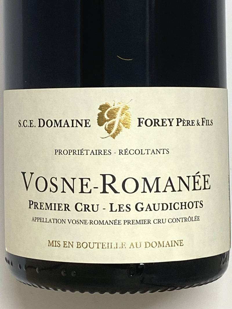 2022年 フォレ ペール エ フィス ヴォーヌ ロマネ レ ゴーディショ