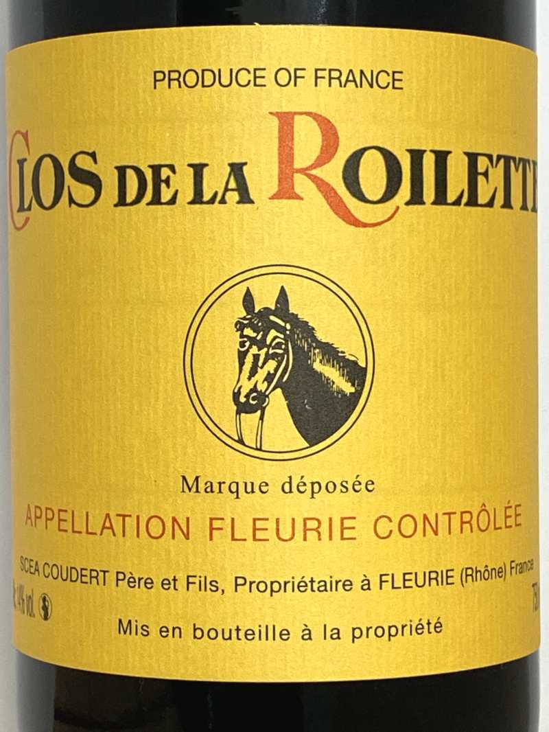 2022年 クロ ド ラ ロワレット フルーリー 750ml フランス ブルゴーニュ 赤ワイン