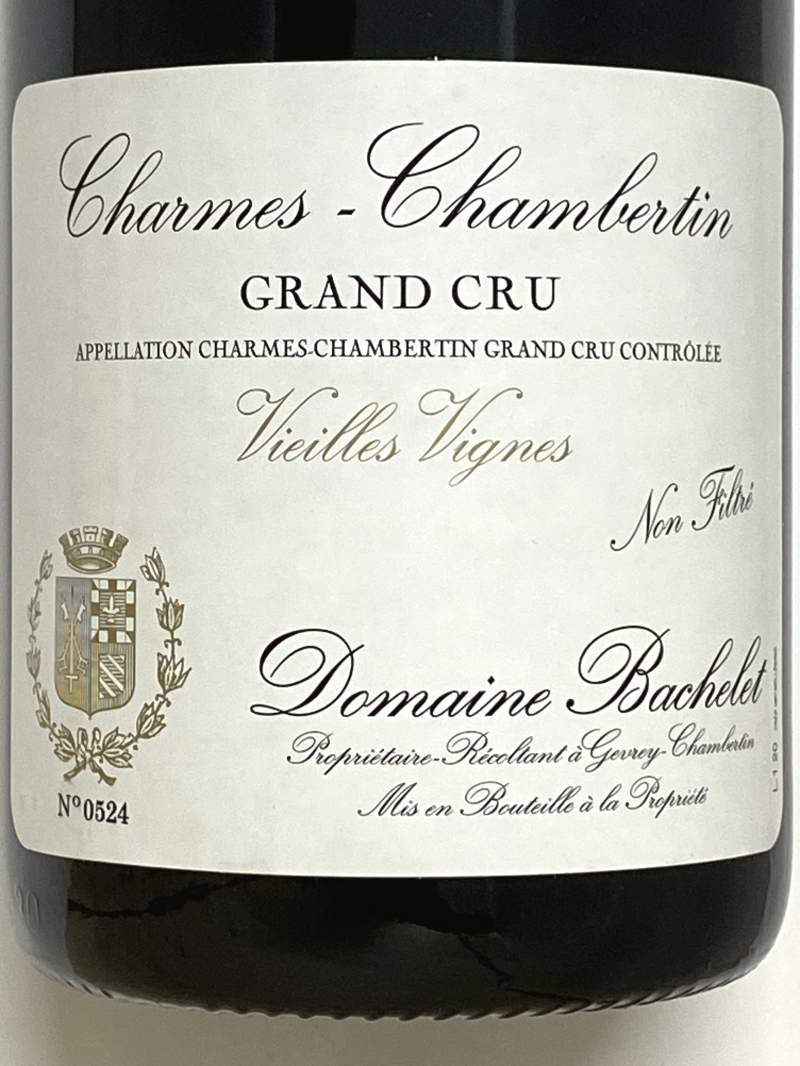 2020年 バシュレ シャルム シャンベルタン V.V. 750ml フランス ブルゴーニュ 赤ワイン