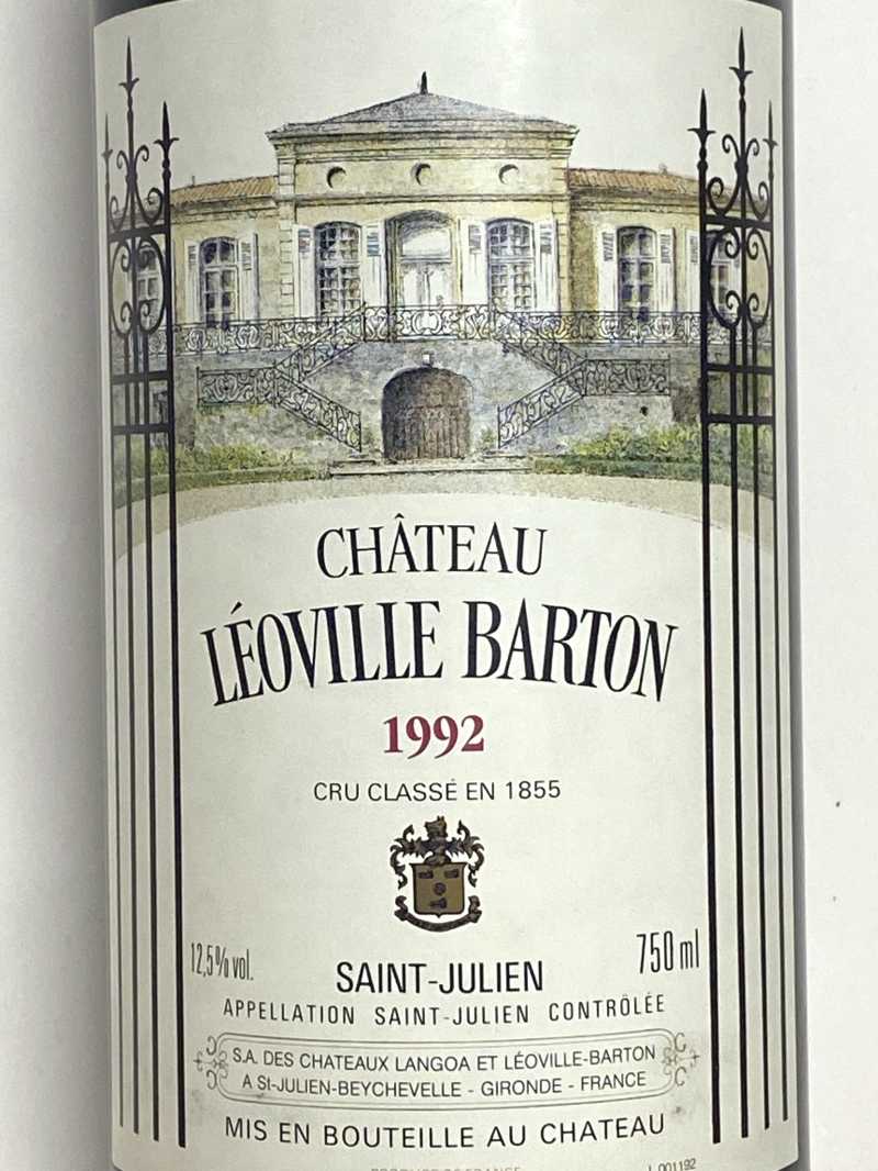 1992年 シャトー レオヴィル バルトン 750ml フランス ボルドー 赤ワイン