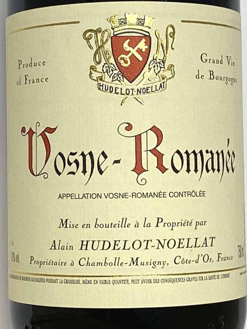 2022年 アラン ユドロ ノエラ ヴォーヌ ロマネ 750ml フランス ブルゴーニュ 赤ワイン
