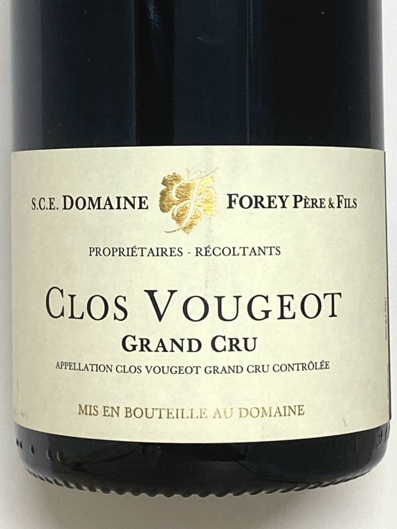 2022年 フォレ ペール エ フィス クロ ヴージョ 750ml フランス ブルゴーニュ 赤ワイン