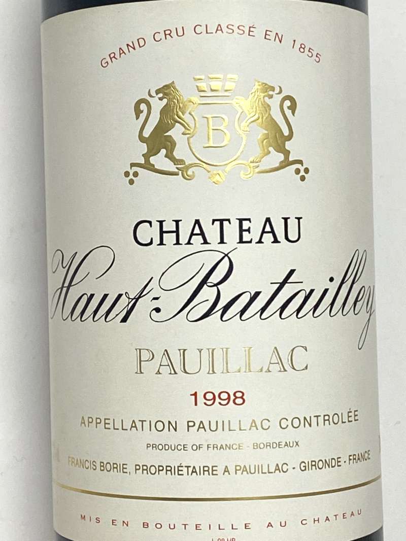 格付け第5級】シャトー バタイエ 赤1998年 (750ml) 楽天市場】シャトー