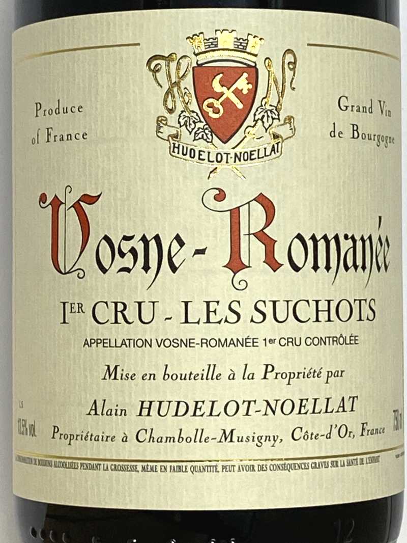 2022年 アラン ユドロ ノエラ ヴォーヌ ロマネ レ スショ 750ml フランス ブルゴーニュ 赤ワイン