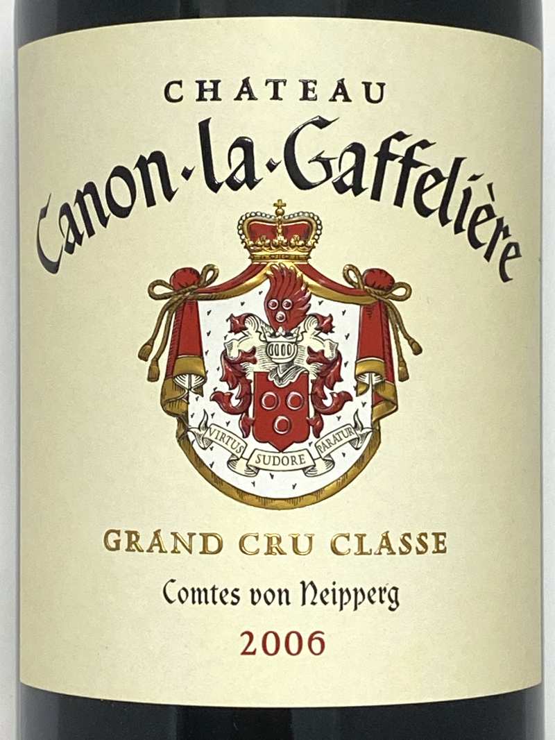 2006年 シャトー カノン ラ ガフリエール 750ml フランス ボルドー