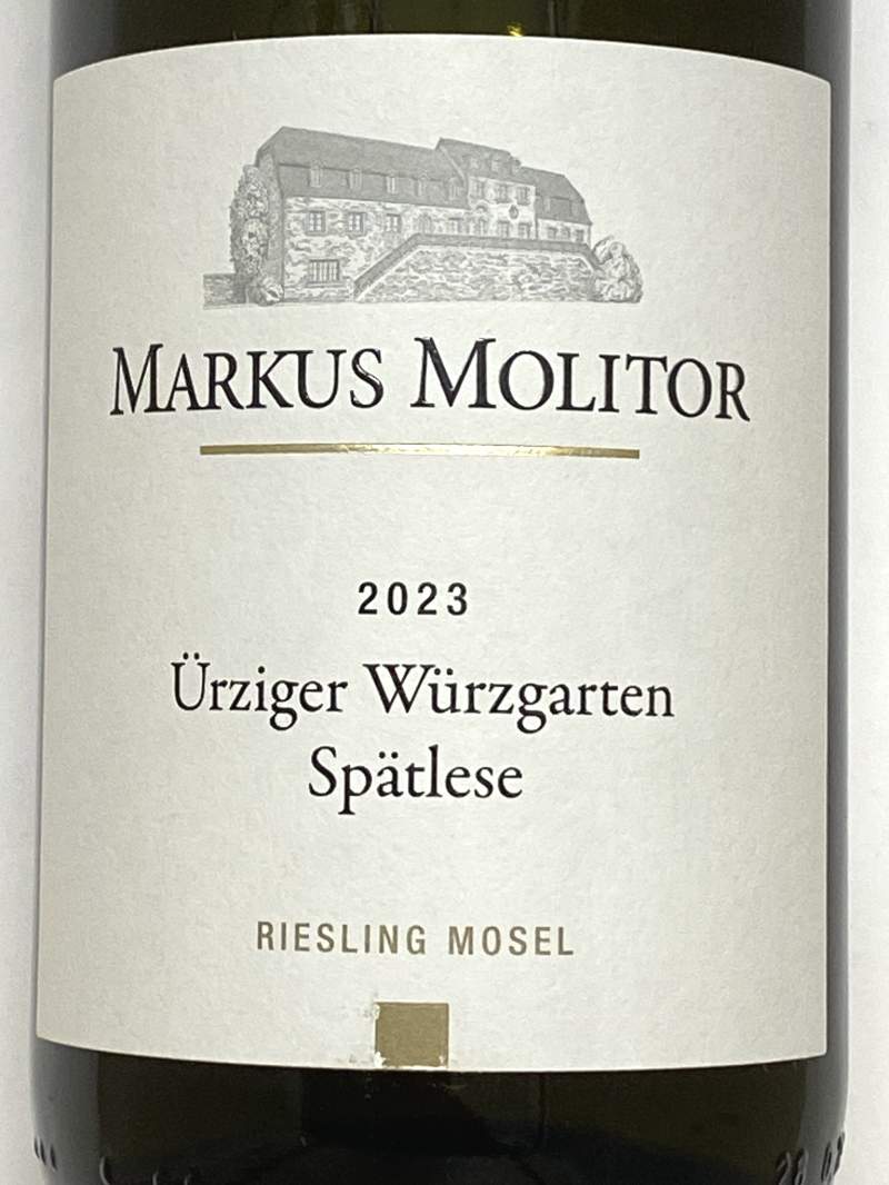 2023年 M.モリトール リースリング ユルツィガー ヴェルツガルデン シュペトレーゼ ゴールデン カプセル 750ml ドイツ 白ワイン