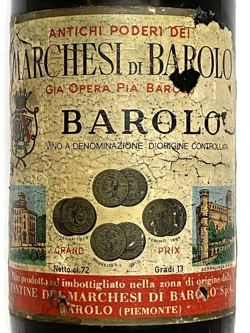 1973年 マルケージ ディ バローロ バローロ 720ml イタリア ピエモンテ 赤ワイン