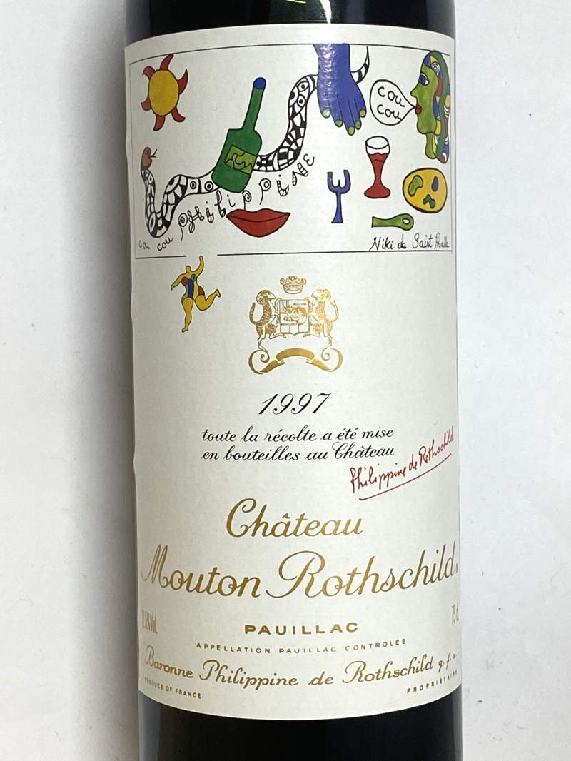 1997年 シャトー ムートン ロートシルト 750ml フランス ボルドー 赤ワイン