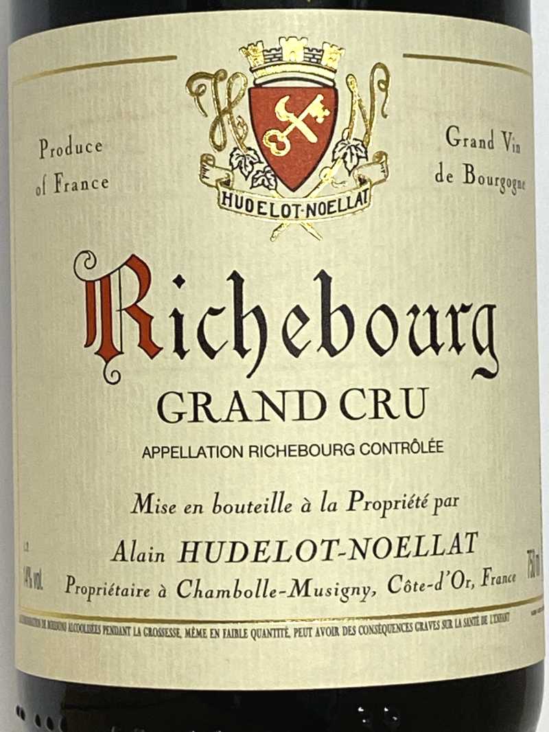 2022年 アラン ユドロ ノエラ リシュブール 750ml フランス ブルゴーニュ 赤ワイン