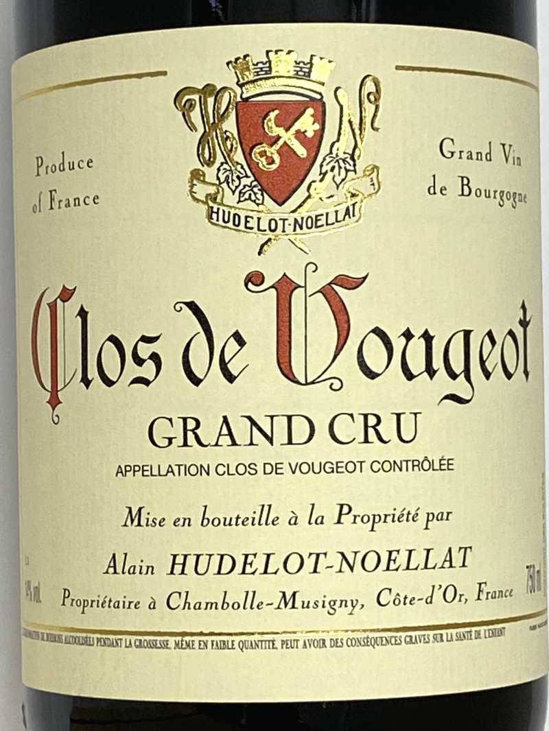 2022年 アラン ユドロ ノエラ クロ ド ヴージョ 750ml フランス