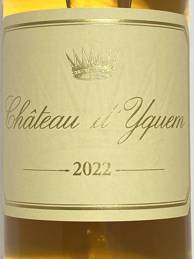 2022年 シャトー ディケム 750ml フランス ボルドー 甘口 白ワイン |CH